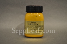 Miniatum Yellow, Paper Size, Mirror Gloss, 50 ml @ seppleaf.com Miniatum Yellow, Paper Size, Mirror Gloss, 50 ml @ seppleaf.com